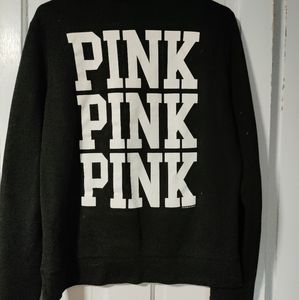 Pink VS half zip sweatshirt